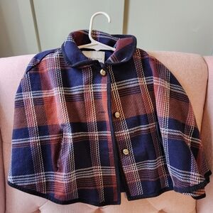 Janie And Jack 3 To 4 Or 3t 4t Orange Blue Cape